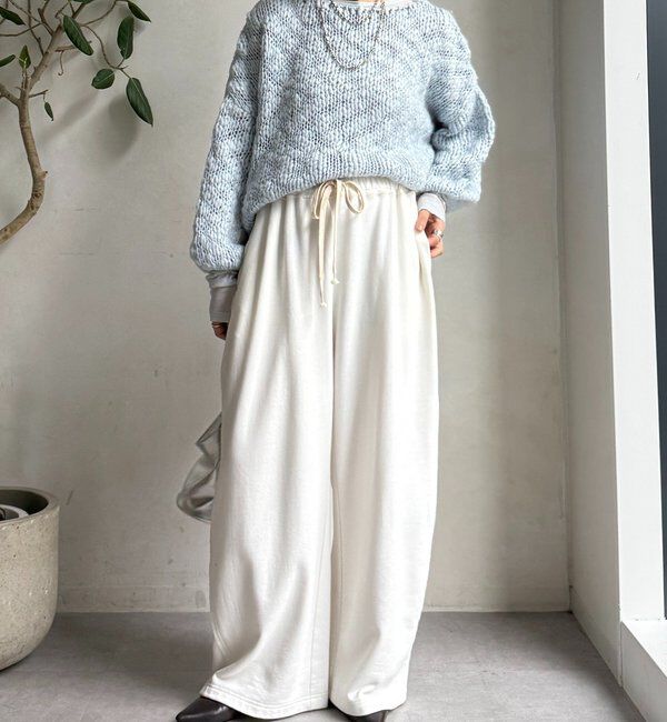  「ドロストスウェットパンツ」|チノ|