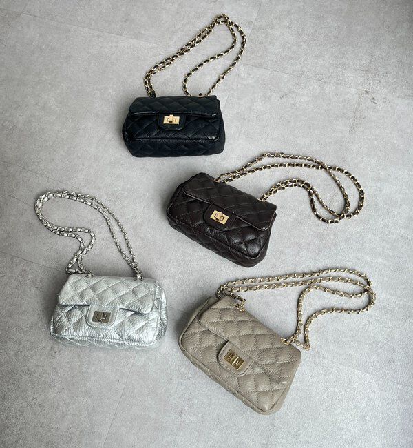  「キルティングレザーショルダー」|トートバッグ|