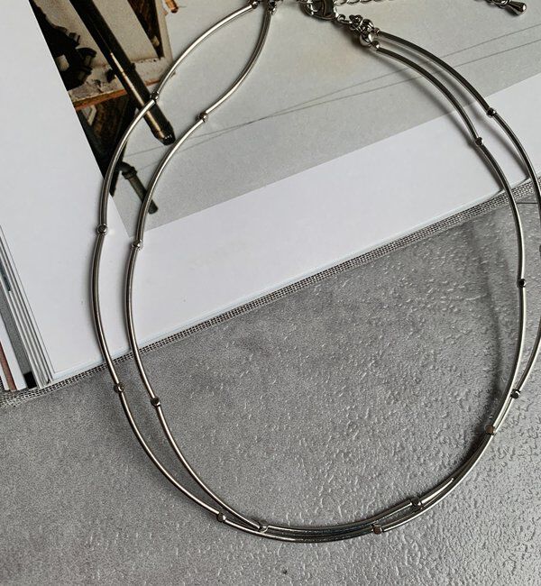  「パイプレイヤードネックレス」|ネックレス|