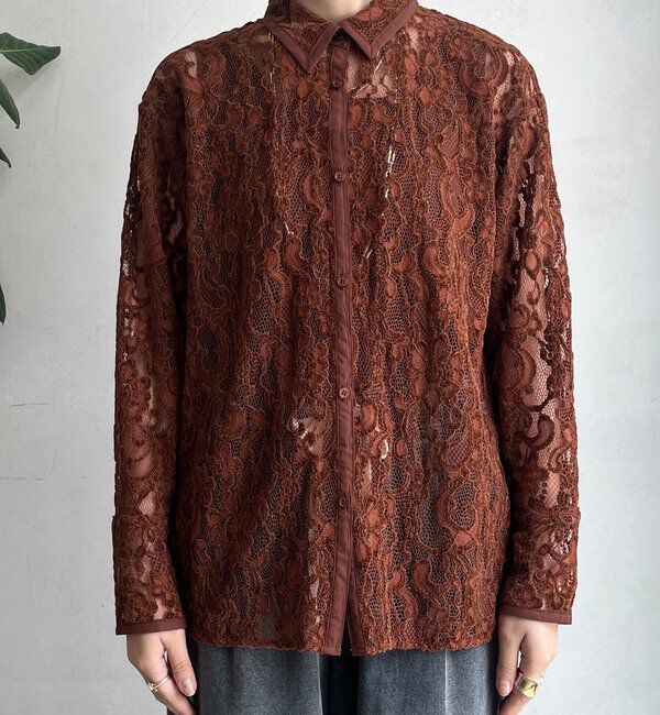  「フロッキーレースシャツ」|シャツ・ブラウス|