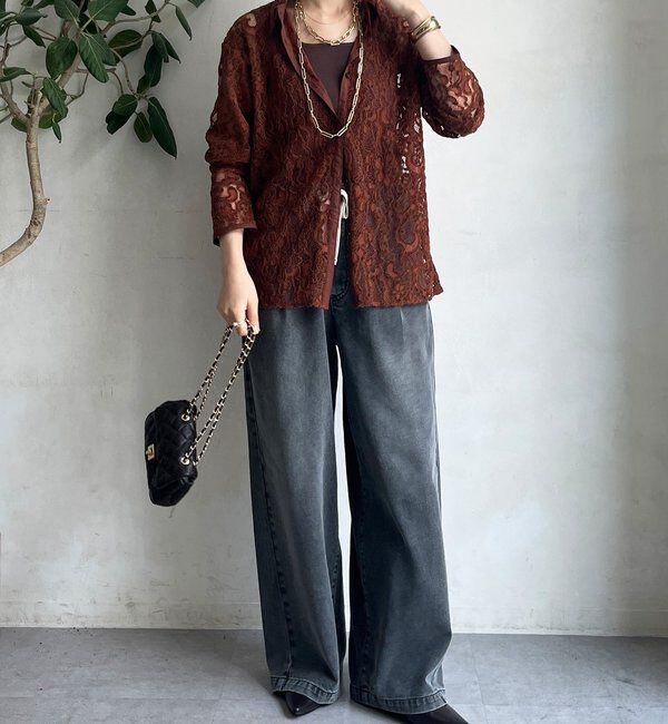  「フロッキーレースシャツ」|シャツ・ブラウス|