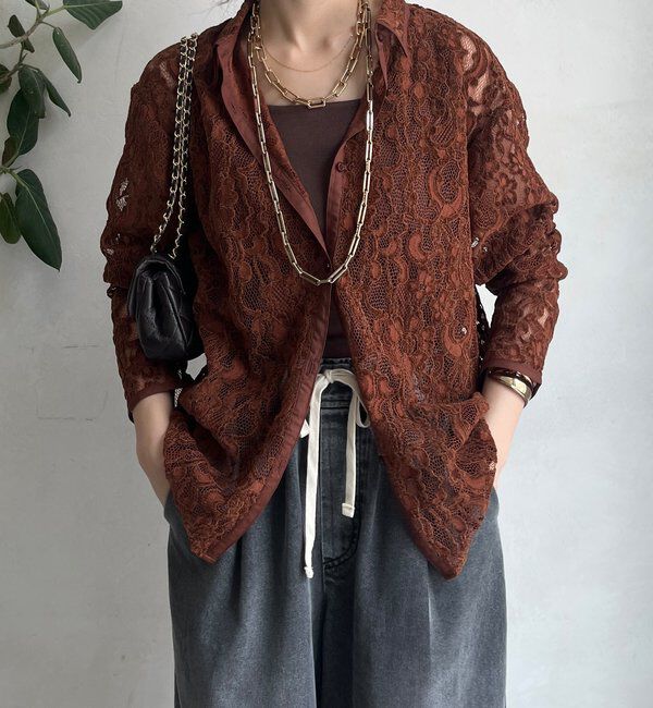  「フロッキーレースシャツ」|シャツ・ブラウス|