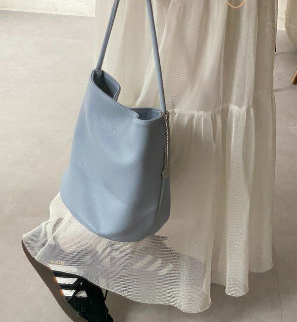  「【インフルエンサー SAKURA企画】バケツ型ショルダーバッグ」|トートバッグ|ブルー