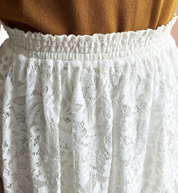  「スカラレースフレアスカート」|スカート|