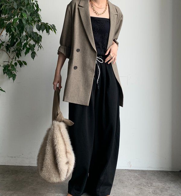  「カーブスウエットパンツ」|チノ|