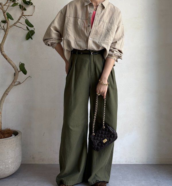  「【セットアップ対応】ピグメントライクシャツ」|シャツ・ブラウス|