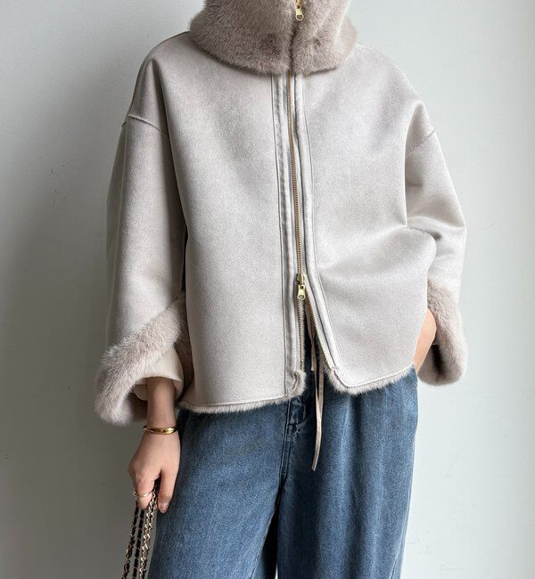  「フェイクファーリバーシブルコート」|その他|