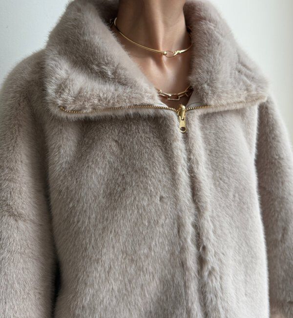  「フェイクファーリバーシブルコート」|その他|