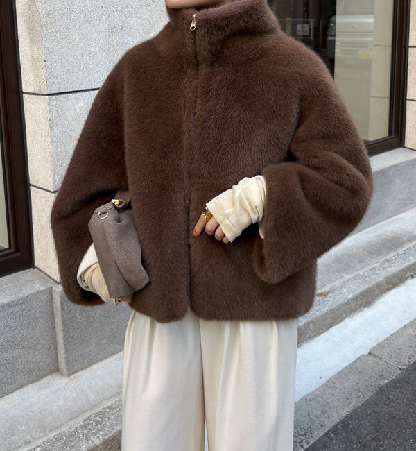  「フェイクファーリバーシブルコート」|その他|