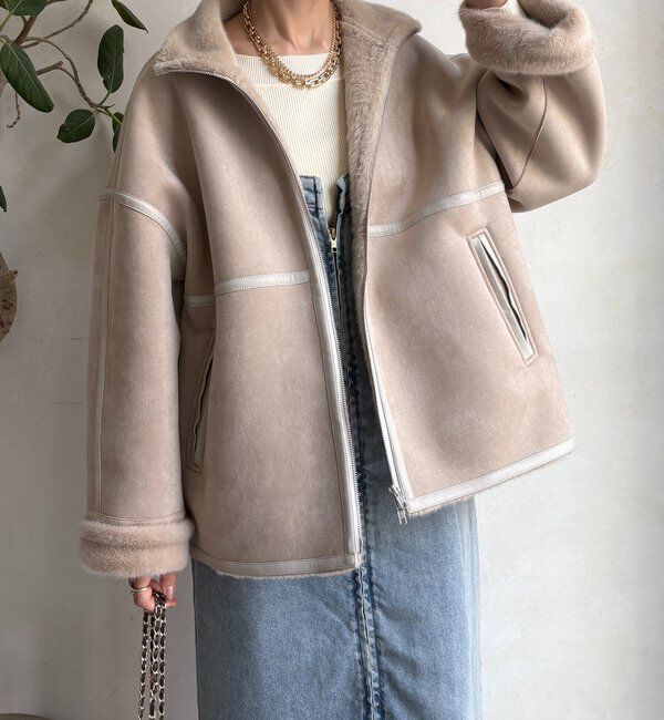  「フェイクムートンショートコート」|その他|