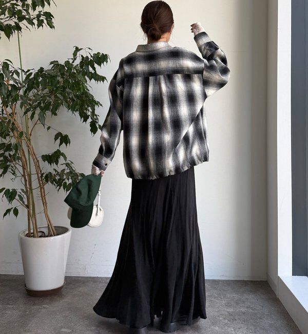  「起毛チェックドロストシャツ」|シャツ・ブラウス|