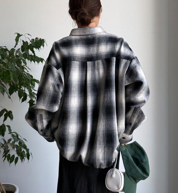  「起毛チェックドロストシャツ」|シャツ・ブラウス|