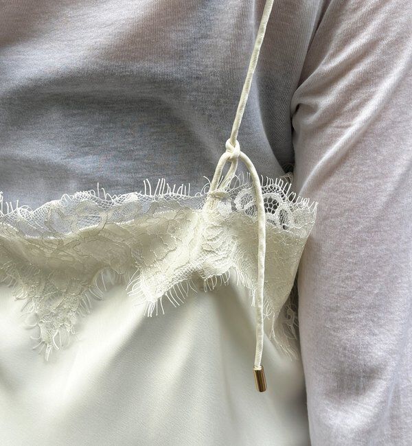  「アシメレースキャミ」|シャツ・ブラウス|