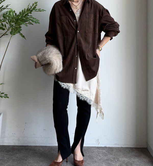  「アシメレースキャミ」|シャツ・ブラウス|