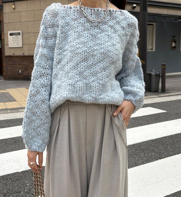  「ローゲージニット」|ニット・セーター|