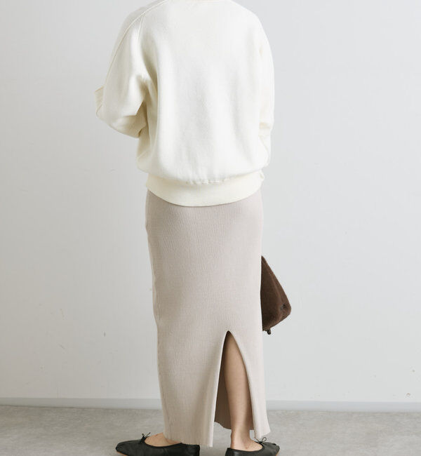  「【マイナス3kg/レビュー高評価☆】リブタイトスカート」|スカート|