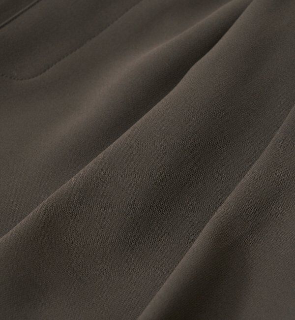  「【ウォッシャブル】【シーズンレスで使える】タックワイドスラックス」|チノ|