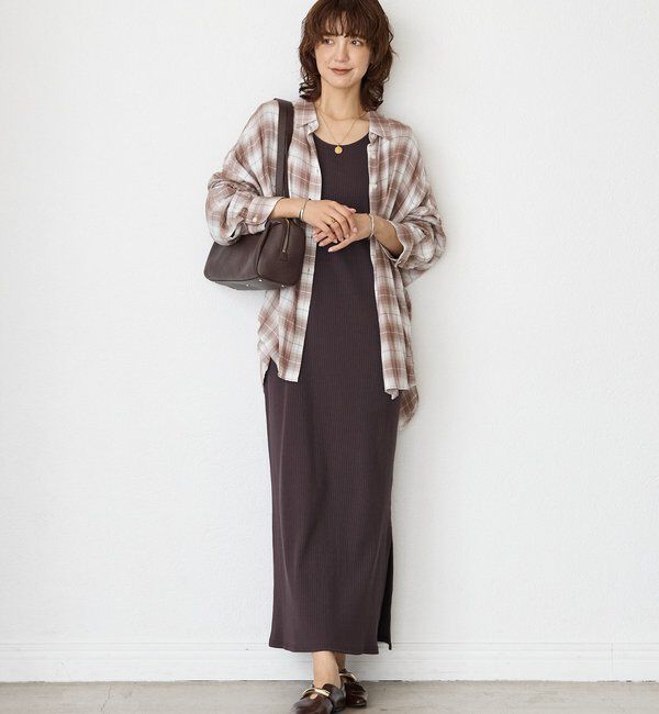  「ウォッシュドチェックワイドシャツ」|シャツ・ブラウス|