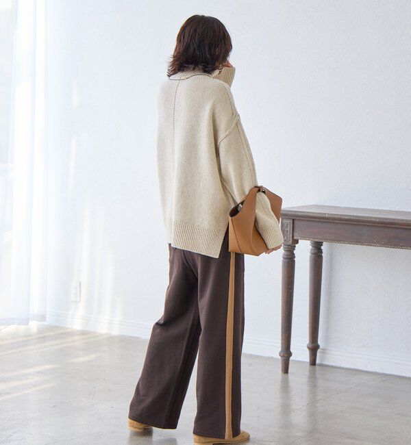  「【暖かな素材感/リバイバル】MIXヤーンタートルニット」|ニット・セーター|