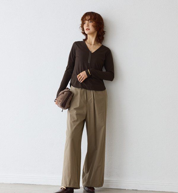  「【R.good(アールドットグッド)】Wスライドモチーフネックレス」|ブローチ・コサージュ|