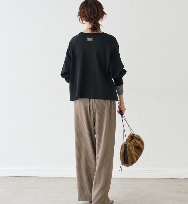  「【Yossshiiii企画】ワイドロゴカットオフスエット」|Tシャツ・カットソー|