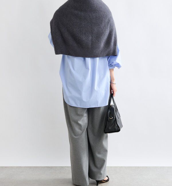  「【最高気温5度の寒い日に！/すっきり見え】ウォームタックワイドスラックス」|チノ|