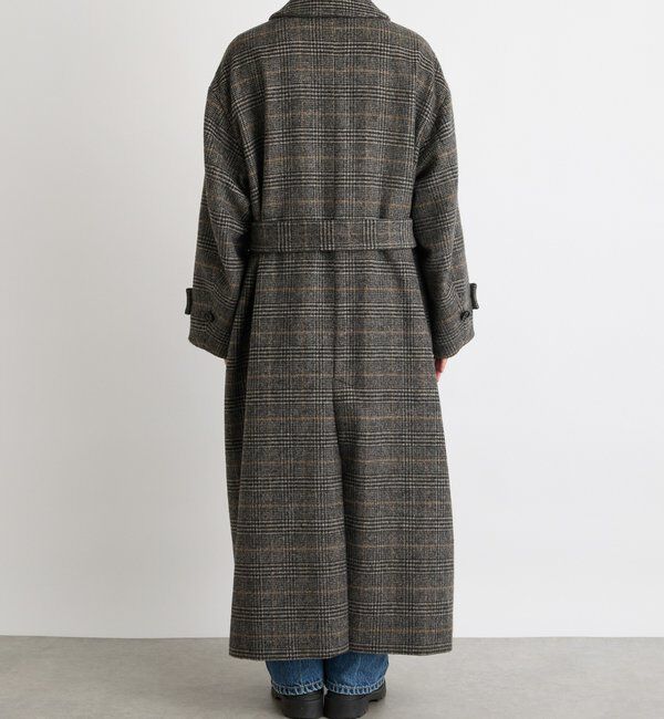  「【インフルエンサーSHIHO企画】チェックステンカラーコート」|その他|