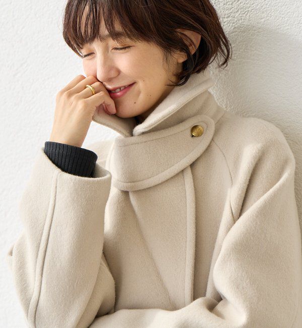  「【リバイバル/新色追加】ラグランPコート」|ピーコート|