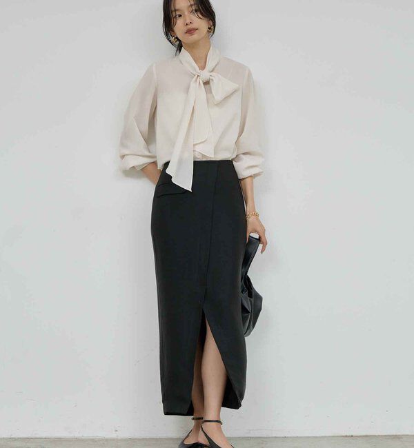  「フィネスボウタイブラウス2」|シャツ・ブラウス|
