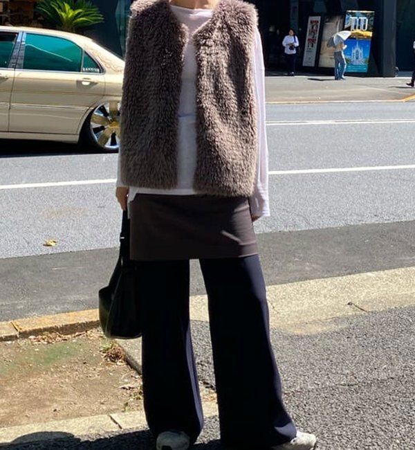  「フェイクカシミヤベスト」|ベスト・ジレ|