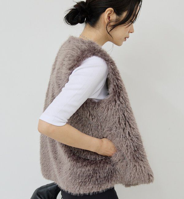  「フェイクカシミヤベスト」|ベスト・ジレ|