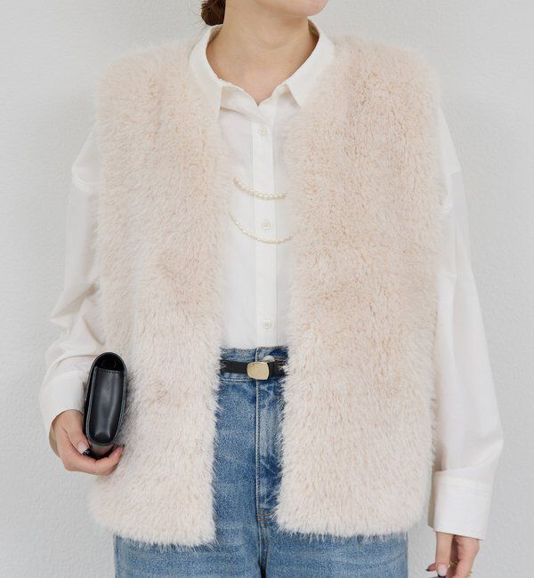  「フェイクカシミヤベスト」|ベスト・ジレ|