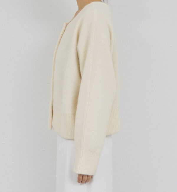  「【前後2WAY】ファーウールショートカーデ」|ニット・セーター|