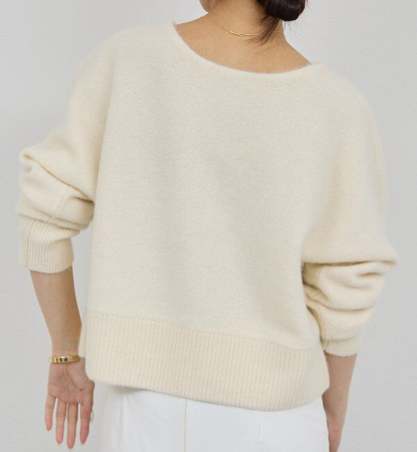  「【前後2WAY】ファーウールショートカーデ」|ニット・セーター|