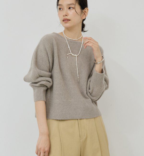  「【前後2WAY】ファーウールショートカーデ」|ニット・セーター|