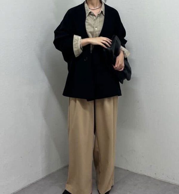  「【セットアップ対応】リヨセルショートシャツ」|シャツ・ブラウス|