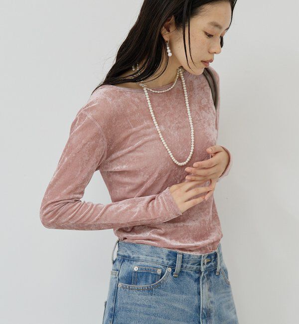  「【2WAY】メッシュフロッキーロンＴ」|Tシャツ・カットソー|