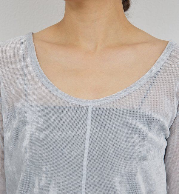  「【2WAY】メッシュフロッキーロンＴ」|Tシャツ・カットソー|