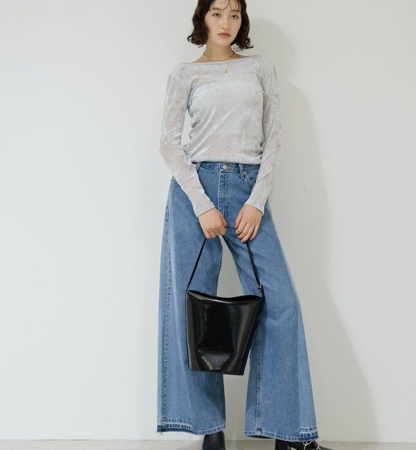  「【2WAY】メッシュフロッキーロンＴ」|Tシャツ・カットソー|