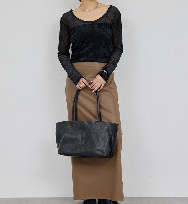  「【2WAY】メッシュフロッキーロンＴ」|Tシャツ・カットソー|