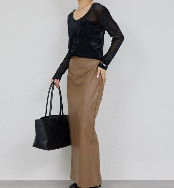  「【2WAY】メッシュフロッキーロンＴ」|Tシャツ・カットソー|