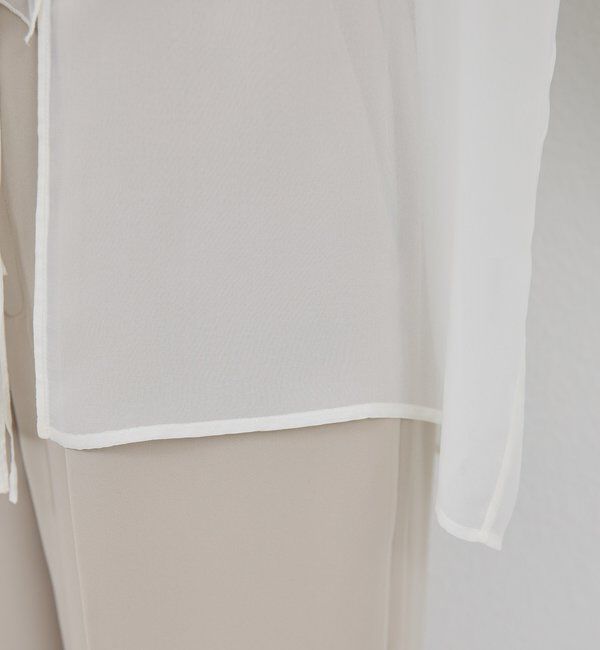  「シアーフリルブラウス」|シャツ・ブラウス|