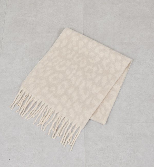  「レオパードジャガードストール」|マフラー|