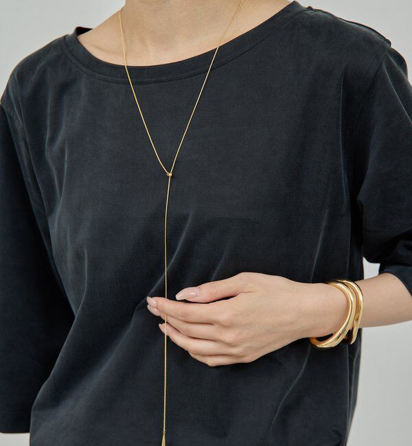  「ドロップY字ネックレス」|リング|