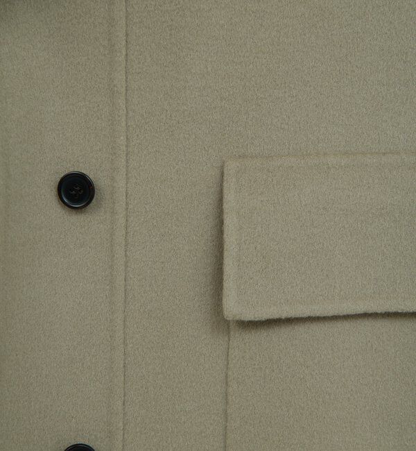  「【HERITANOVUM】スタンドカラーリバーコート」|その他|