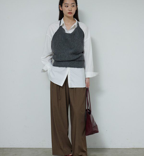  「【SACHIKOコラボ】2タックワイドパンツ」|チノ|
