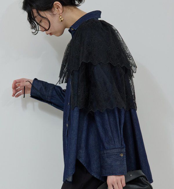  「【25th記念アイテム】スカラップレースボレロ」|シャツ・ブラウス|