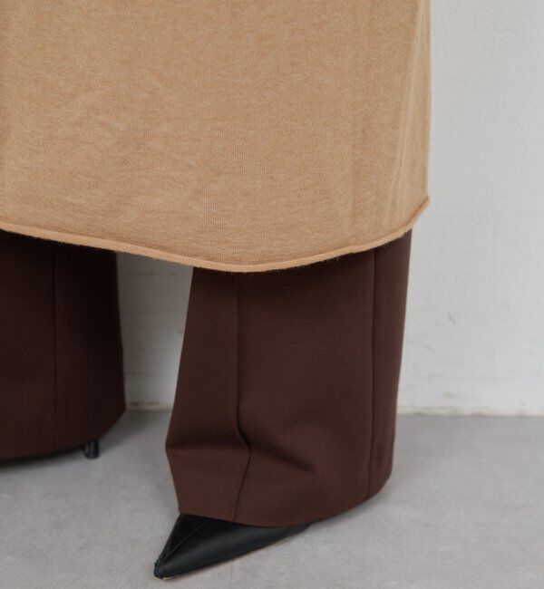  「【25th記念アイテム】ベルト付きロングニットワンピース」|ワンピース|