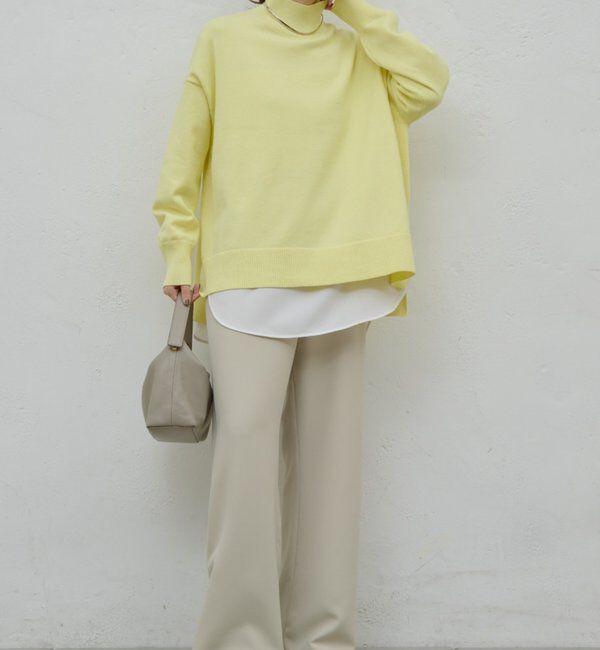  「【手洗い可】【全骨格対応】オーバータートルニット」|ニット・セーター|