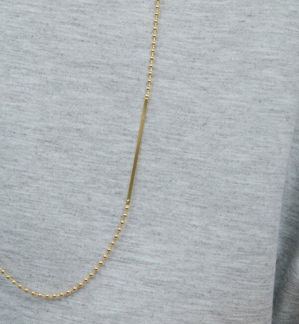  「ボールチェーンロングネックレス」|リング|